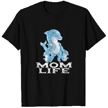 Discover Dolphin Pet Gift Mama Mom Life Mommy Mama Family Mothers Day T-Shirts