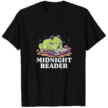 Discover Book Fun Midnight Reader Bookworm Reading Coachs T-Shirts