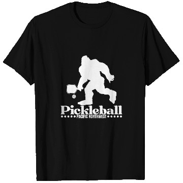 Discover Sport Pickleball Pacific Northwest Pickleball Player Bigfoot Pickleball Lover 2 T-Shirts