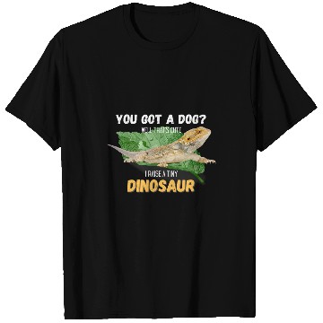 Discover Bearded Dragon Pet I Raised A Tiny Dinosaur Funny Bearded Dragon Animals T-Shirts