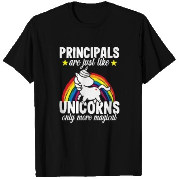 Discover Unicorn Pet School Principal Unicorn Appreciation Teacher T-Shirts