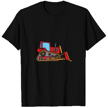Discover Bulldozer Fun Driver Bulldozing Construction Vehicles T-Shirts