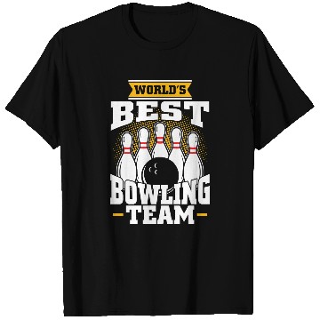 Discover Sport Bowling team skittles bowler120 T-Shirts