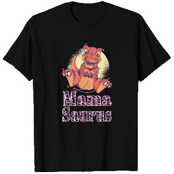 Discover Dinosaur Pet MamaSaurus TRex Funny Mama Saurus Dinosaurs Gamer T-Shirts