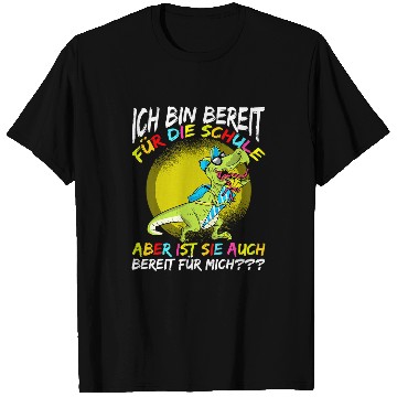 Discover Dinosaur Pet First Day at School Dinosaur School Cone T-Shirts