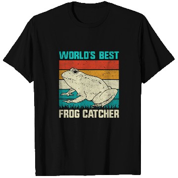 Discover Frog Pet Worlds bests Frog Catcher Retro vintages Style Frog Lover T-Shirts