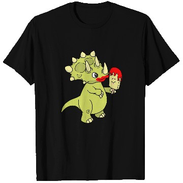 Discover Dinosaur Pet Triceratops Ice Cream Summer Icecream Children 8 T-Shirts