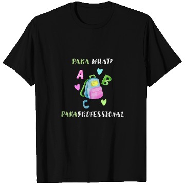 Discover Autism Puzzle Para What Paraprofessional School Teacher Assistant T-Shirts