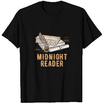 Discover Book Fun Midnight Reader Bookworm Reading Coachs Book Lover T-Shirts