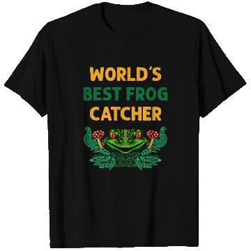 Discover Frog Pet Worlds bests Frog Catcher Angry Toad Head for Fro Hunter T-Shirts
