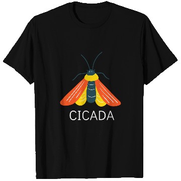 Discover Cicada 2024 Insect Bug Colorful Entomology Entomologist T-Shirts