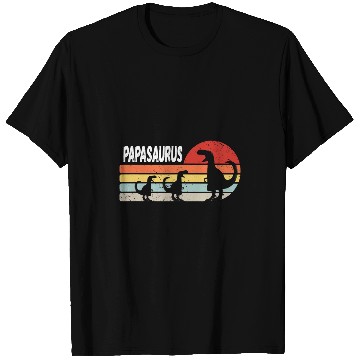 Discover Dinosaur Pet papasaurus t rexs papa saurus men T-Shirts