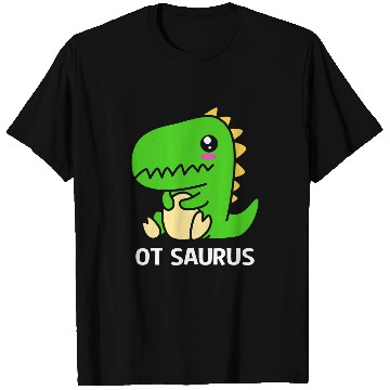 Discover Dinosaur Pet Pediatric Occupational Therapy OTsaurus Dinosaur OT T-Shirts