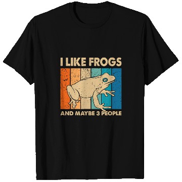 Discover Frog Pet Amphibian Animals Cute Frog Design For Toad Lover T-Shirts