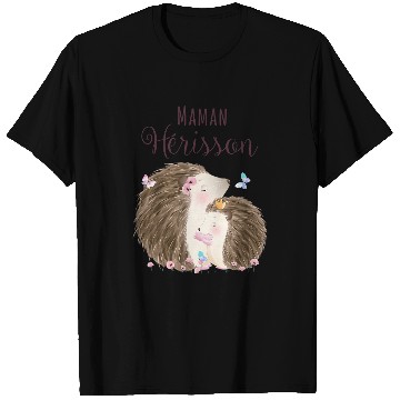 Discover Hedgehog Pet Mom Hedgehogs Flower Watercolour T-Shirts