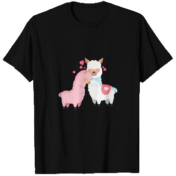 Discover Llama Pet Couples Gift Wedding Anniversary Valentines Him Her T-Shirts