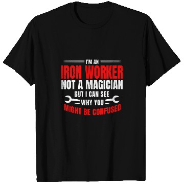 Discover Welder Job Ironworker Contractor Tradesman Rodbuster Welder Mason T-Shirts