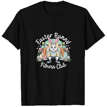 Discover Easter Bunny Workout Gym Lover T-Shirts