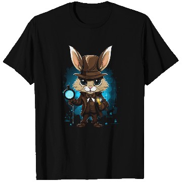 Discover Easter Bunny Detective Easter T-Shirts