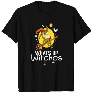 Discover Frog Pet Witch Halloween Costume Frog Full Moon Funny Sayings T-Shirts
