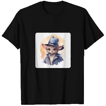 Discover Bat With A Detective Hat  Bat Wearing Detective Hat Mystery T-Shirts