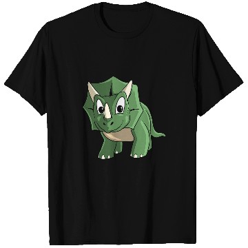 Discover Dinosaur Pet Triceratops Cartoon T-Shirts