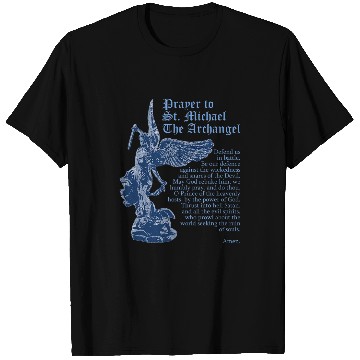 Discover Saint Michael the Archangel Prayer Catholic Christian Pastor T-Shirts