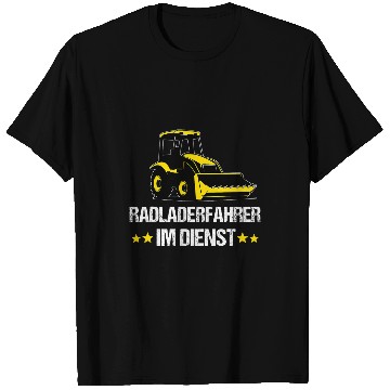Discover Bulldozer Fun Wheel Loader Construction Site Construction Worker Road Builder T-Shirts
