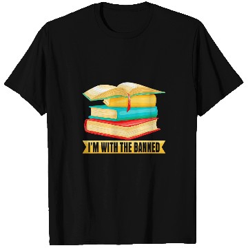 Discover Im with The Banned Books Librarian Tee Book Lovers T-Shirts