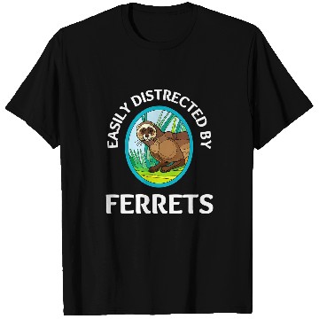 Discover Ferret Pet Weasel Pet Rodent Animal Vateranian 2 T-Shirts