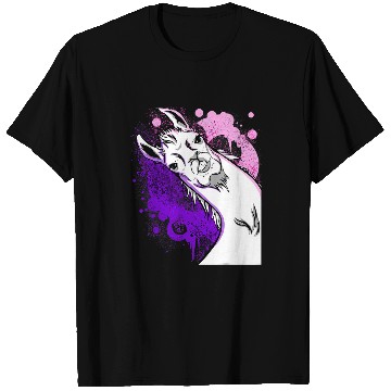 Discover Llama Pet Cute Wry Face Llama Surprise T-Shirts