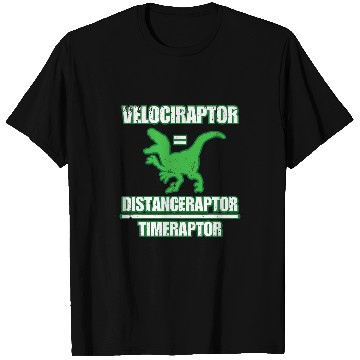 Discover Dinosaur Pet Math Geek Velociraptor T-Shirts