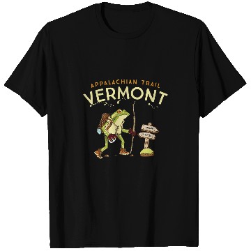 Discover Frog Pet Appalachian Trail Vermont Hiking Funny T-Shirts