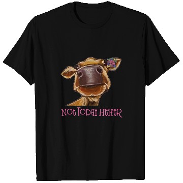Discover Cow Pet Not Today Heifer Cow Funny Cow T-Shirts