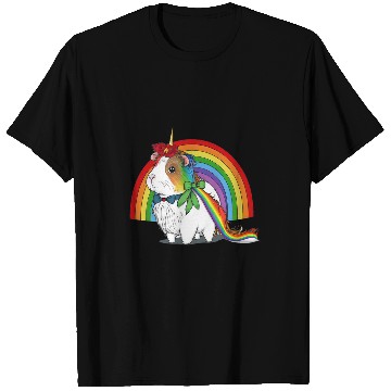 Discover Guinea Pig Pet Rainbow Unicorn Guinea Pig T-Shirts