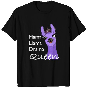 Discover Llama Pet design mama llama drama queen T-Shirts