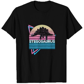 Discover Dinosaur Pet Stegosaurus Dinosaur Retro T-Shirts