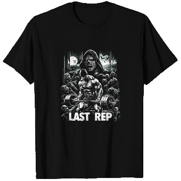 Discover Last Rep 80s Slasher Bodybuilding T-Shirts