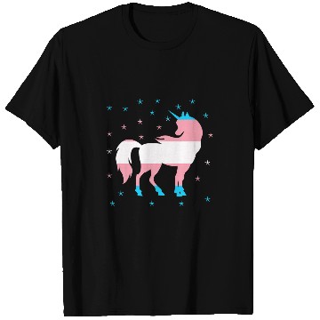 Discover Unicorn Pet Transgender Pride Flag Unicorn Transgender T-Shirts