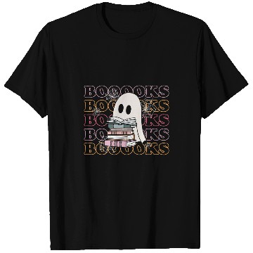 Discover Book Fun Retro Booooks ghosts Halloween Teacher Book Library Reading T-Shirts