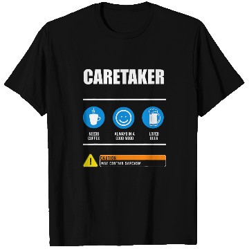 Discover Janitor Guide Safety Instructions for Caretaker T-Shirts