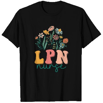 Discover nurses Job Groovy Wildflower Licensed Practical nurses Tees T-Shirts