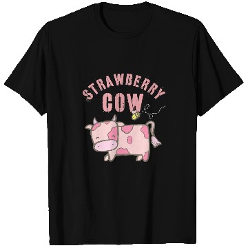 Discover Cow Pet strawberry cow funny cow cute T-Shirts
