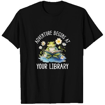 Discover Book Fun Adventure Begins At Your Library Summer Reading Program 04 3 T-Shirts