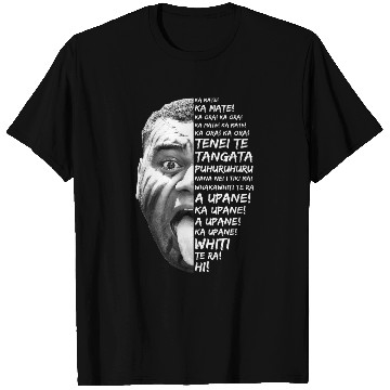 Discover Sport Rugby Haka Lyrics New Zealand Black Maori Kiwi NZ Fan Rugby T-Shirts