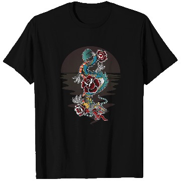 Discover Dragon Pet Japanese dragon flowers for men and women T-Shirts