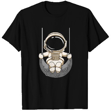 Discover Astronaut Job Moon Swing Astronaut Spaceman Galaxy Astronomy Science 67 T-Shirts