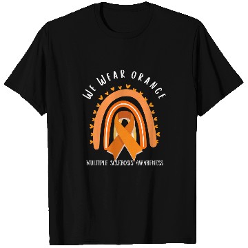 Discover Multiple Sclerosis Ribbon We wear Orange for Multiple Sclerosis Awareness MS walk run T-Shirts