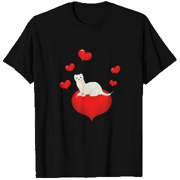 Discover Ferret Pet Ermine Winter Fur Design Weasel And Ferret T-Shirts