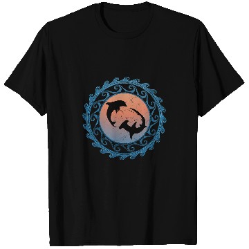 Discover Dolphin Pet Hammerhead Shark Dolphin Tribal T-Shirts
